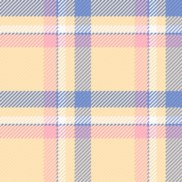 single plaid fabric background dining tartan pattern texture usa textile vector check seamless in light and navajo white colors