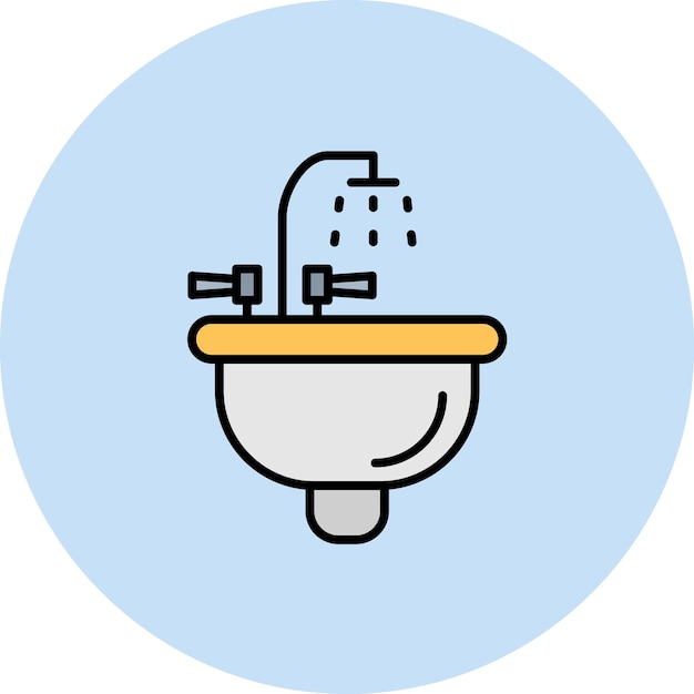 sink icon vector image can be used for hygiene routine