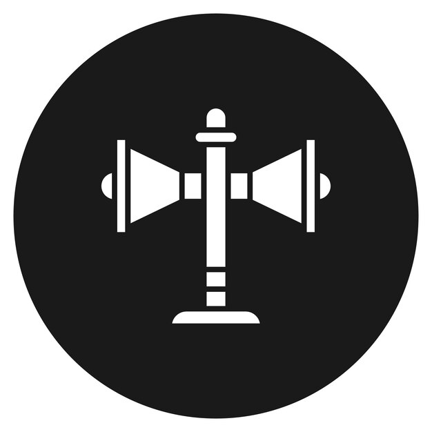 Siren vector icon Can be used for Firefighter iconset