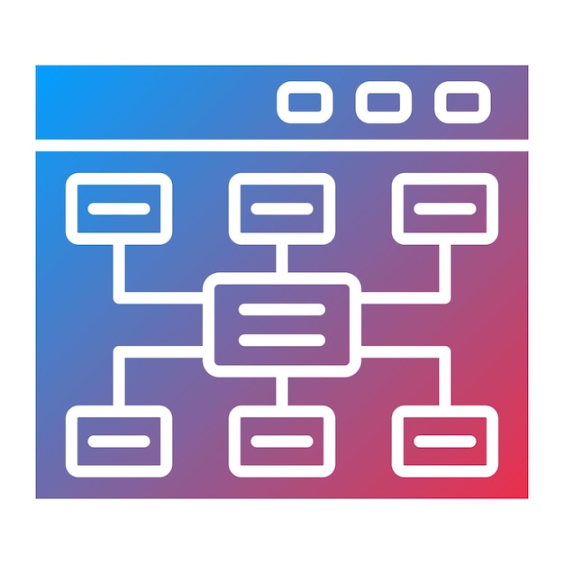 Sitemap icon vector image Can be used for SEO and SEM