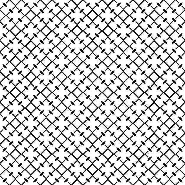 Siyah beyaz kusursuz desen dokusu Gri tonlamalı süs grafik tasarımı
