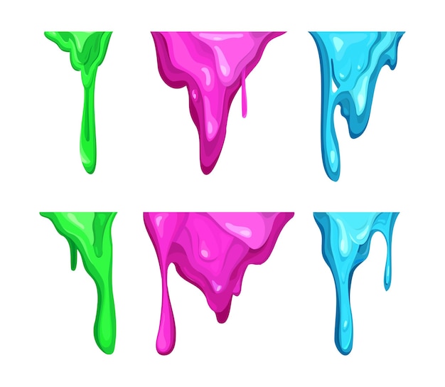 Slime Set of Different Colors
