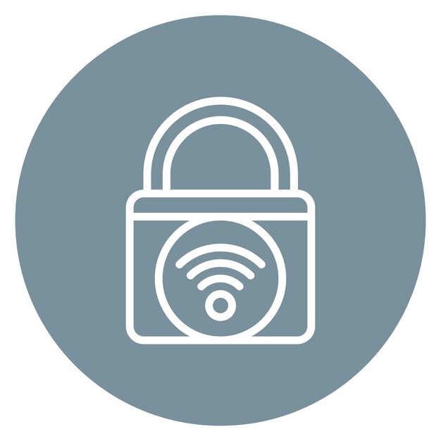 Smart Lock icon vector image Can be used for Biometrics