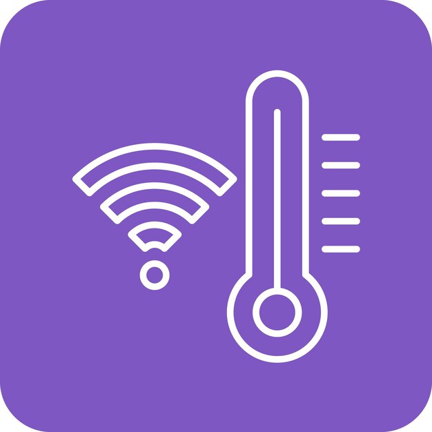 Smart Temperature icon vector image Can be used for Smart Home