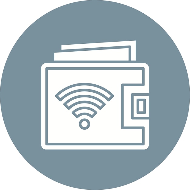 Smart Wallet icon vector image Can be used for Internet of Things