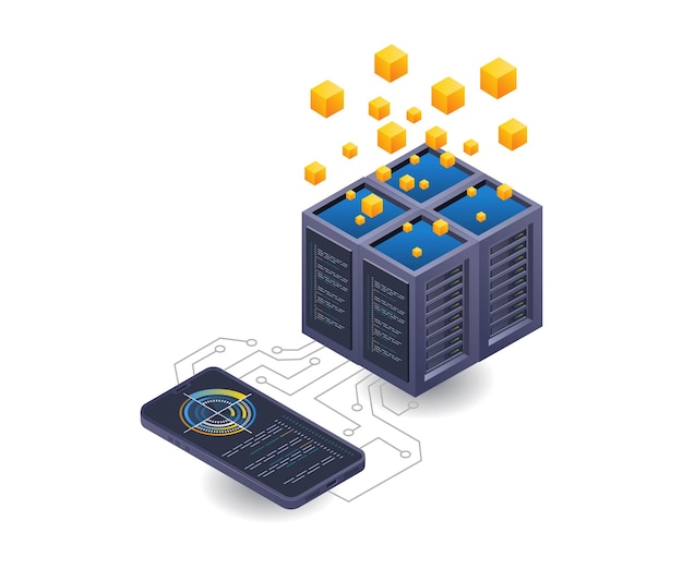 Smartphone analysis control server technology