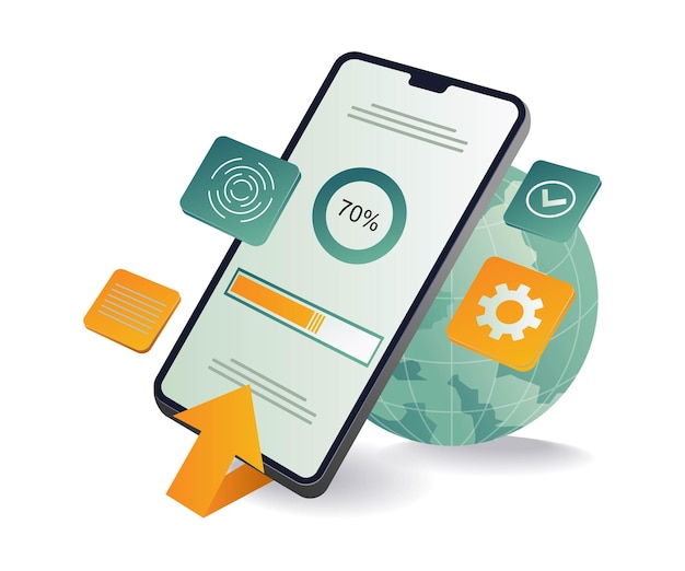 Smartphone security loading speed