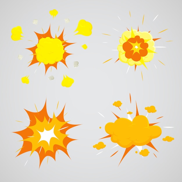 smoke bomb gas star bubble cartoon illustration design for decorate promotion sale price