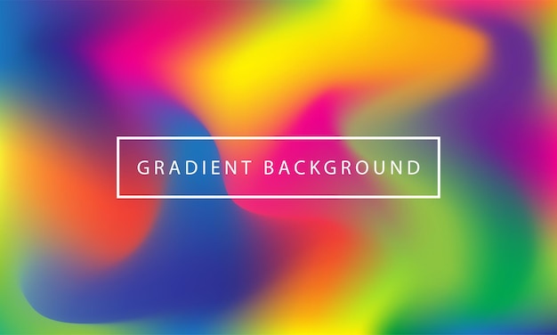 Smooth blend banner template illustration
