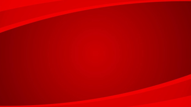 Smooth Red Gradient Background With Subtle Curved Stripes