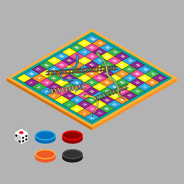 Vektör snake and ladders pack