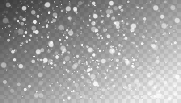 Snowfall snowflakes of different shapes and forms Snowflakes snow background