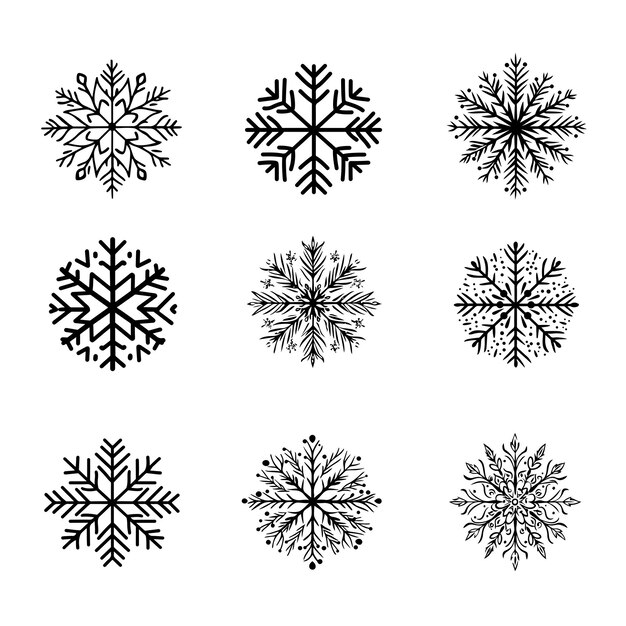Snowflake thin line icon