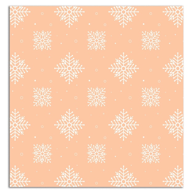 snowflakes with different color background