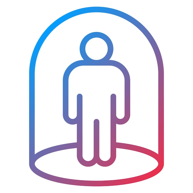 Social Isolation icon vector image Can be used for Bullying in Society