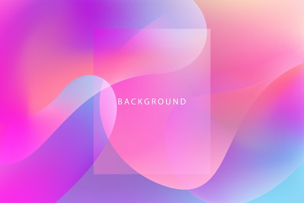 Social Media Post Minimal Modern Background with Abstract Fluid Shape Gradient Light Color