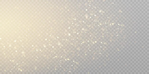 Soft bokeh and lights on a transparent backgroundVector 10 eps