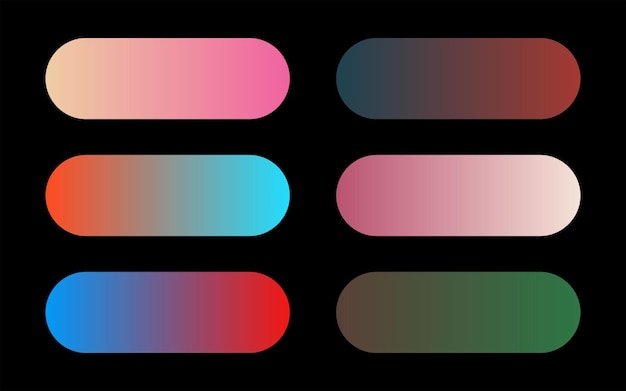 Soft Bright colorful gradients background huge set