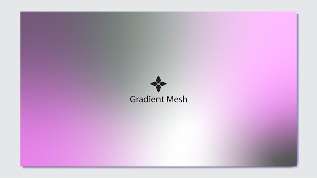 Soft Pink and Purple Gradient Mesh