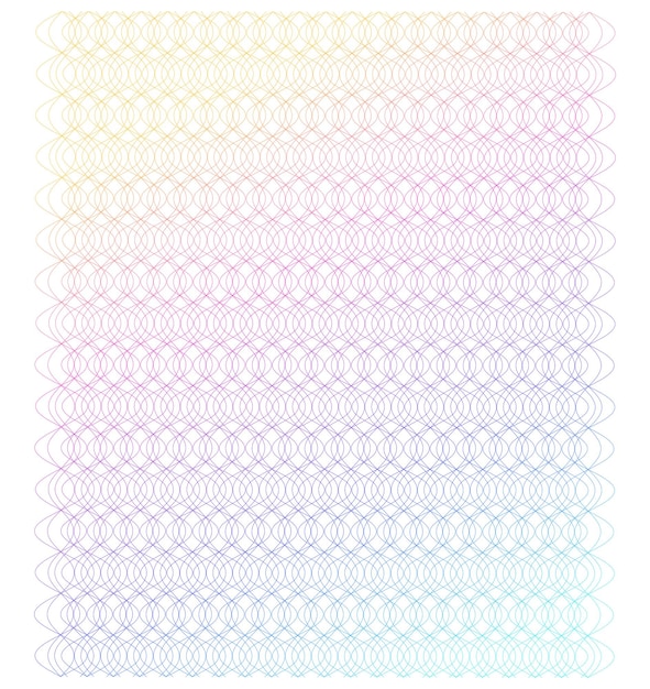 Soft rainbow color Linear background Design elements Poligonal lines Guilloche