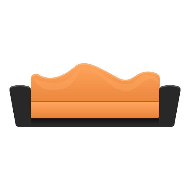soft sofa icon cartoon of soft sofa vector icon for web design isolated on white background