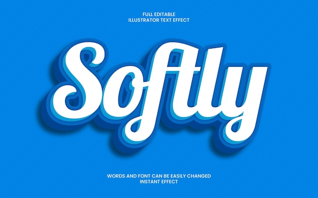 Softly Text Effect