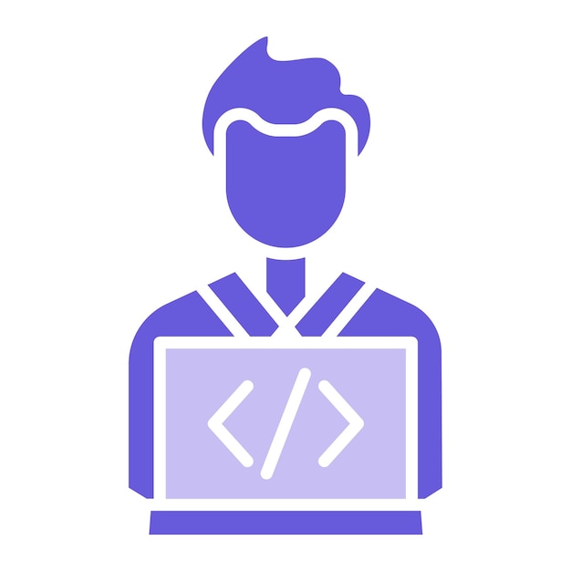 Software Developer Vector Illustration