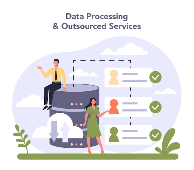 software developing and data precessing industry sector of the economy