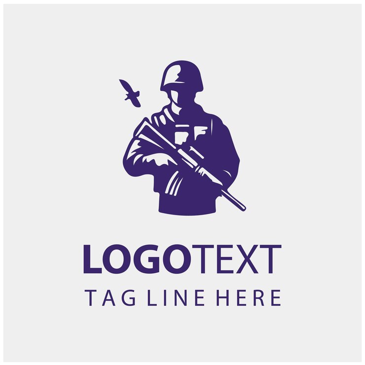 Soldier Logo vector Illustrations