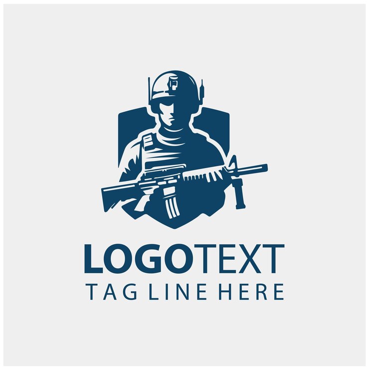 Soldier Logo vector Illustrations