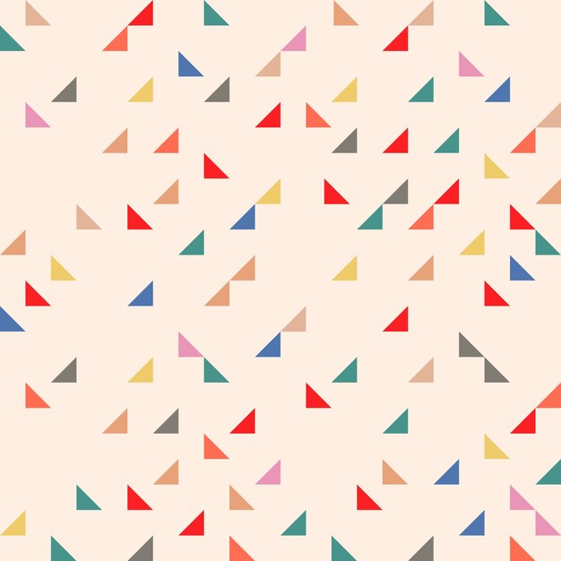 Sömlös färgglad geometrisk mönsterbakgrund från triangel