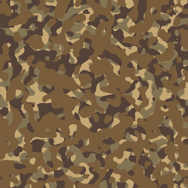 Sømløst army camouflage vektormønster Militært camouflage gentages sømløst. Army Design Vektorbaggrund