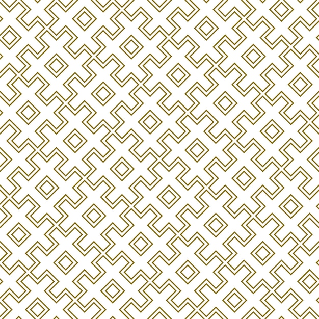 Sømløst geometrisk mønster Konturerede linjer Traditionelt ornament