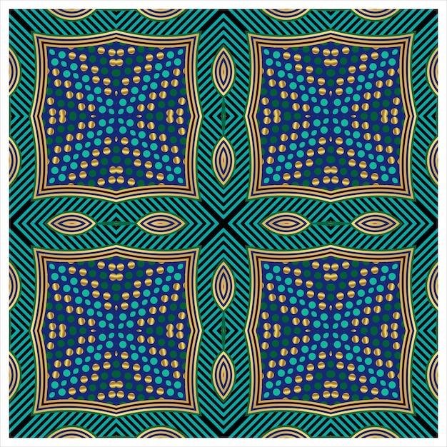 Sömlöst geometriskt mönster sömlös vektor Abstrakta mönster stilren textur symmetriska plattor