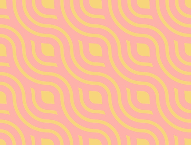Sømløst mønster Tekstur af pastel bølgede diagonale striber Stilfuld abstrakt baggrund