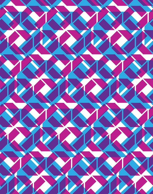 Sömlöst ornamentmönster, färgstark flerskiktad oändlig geometrisk textil, abstrakt vektorstrukturerad visuell täckning. Överlagrad ljus inspirerad bakgrund med geometriska figurer.