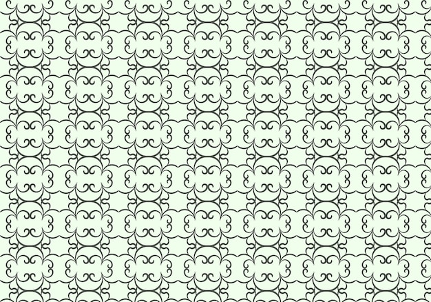 Sømløst vektormønster i geometrisk ornamental stil, vektor gratis