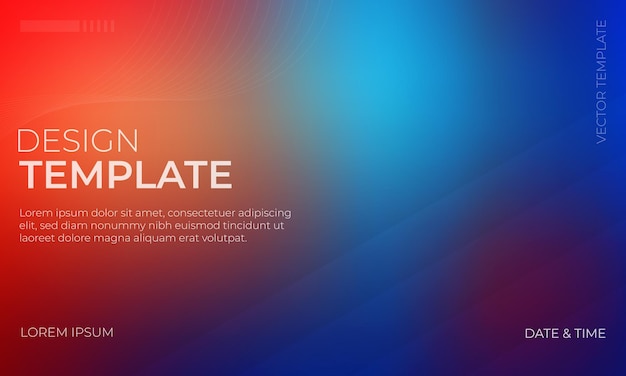 Sophisticated Blue Red Brown Gradient Background Illustration