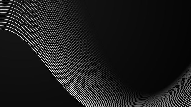 Sort abstrakt gradient baggrund wallpaper design vektor billede med kurve linje til baggrund eller præ