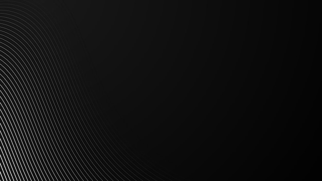 Sort abstrakt gradient baggrund wallpaper design vektor billede med kurve linje til baggrund eller præ