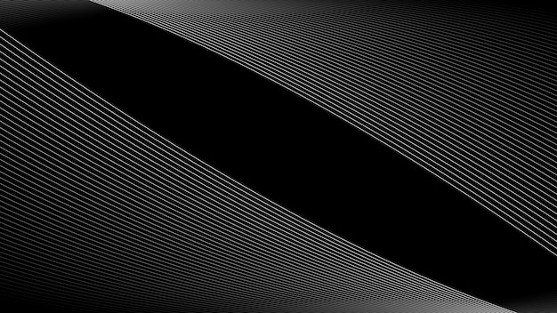 Sort baggrund Linjer vektor billede abstrakt wallpaper til baggrund eller dekoration