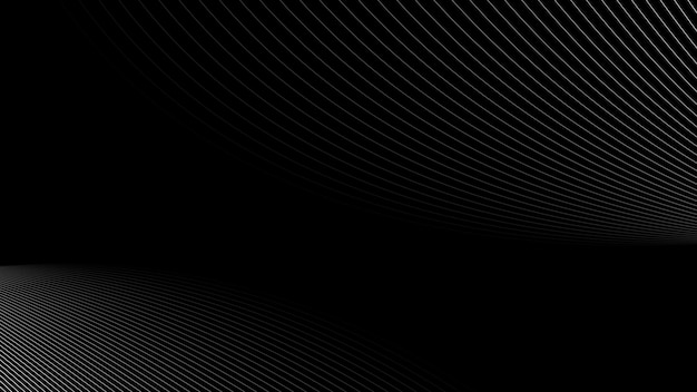 Sort baggrund Linjer vektor billede abstrakt wallpaper til baggrund eller dekoration