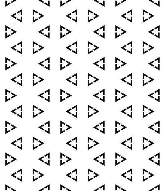 Sort og hvidt, sømløst, abstrakt mønster. Baggrund og baggrundsbillede. Gråtonet ornamentdesign