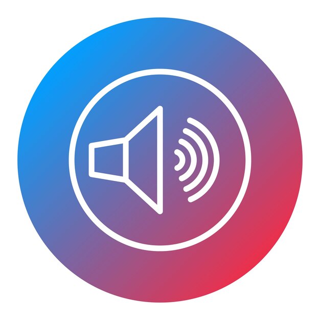 Sound icon vector image Can be used for Instrument