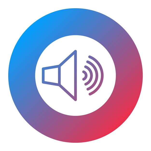 Sound icon vector image Can be used for Instrument