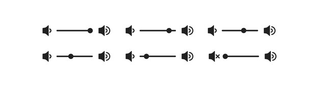 sound speaker volume isolated simple icon in vector flat style