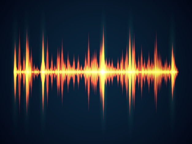 sound wave background. music sound digital equalizer wireframe electricity technological waves for studio digital frequency  concept