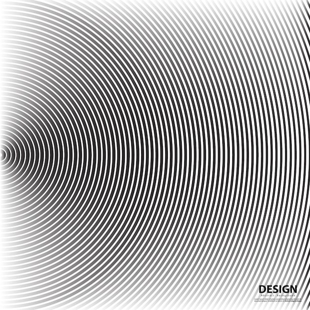 Sound wave circle background