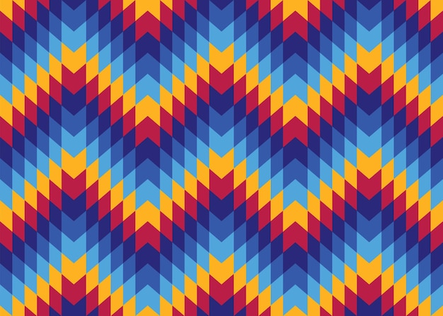 Southwestern Navajo geometric stripes pattern Colorful Aztec southwest geometric shape seamless