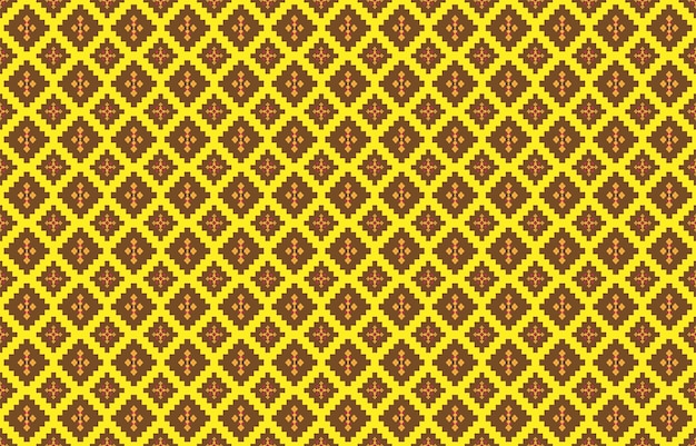Soyut geometrik ve kabile desenleri İpek üzerine yazı yazmak veya desen yapmak için kullanılır geometrik Vektör